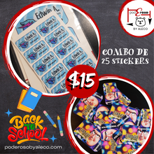 Cargar imagen en el visor de la galería, Combo de 25 Stickers para Escuela