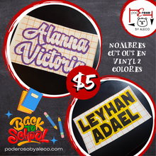 Cargar imagen en el visor de la galería, Nombre en Vinyl Permanente