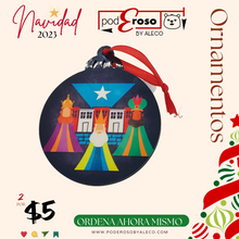 Cargar imagen en el visor de la galería, Set de Ornamentos de Reyes Magos