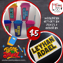 Cargar imagen en el visor de la galería, Nombre en Vinyl Permanente