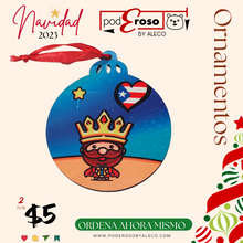 Cargar imagen en el visor de la galería, Set de Ornamentos de Reyes Magos