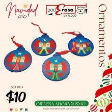 Cargar imagen en el visor de la galería, Set de Ornamentos de Reyes Magos