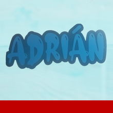 Cargar imagen en el visor de la galería, Nombre en Vinyl Permanente