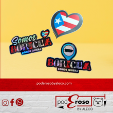 Cargar imagen en el visor de la galería, Combo de 3 Stickers Colección Boricua Dondequiera