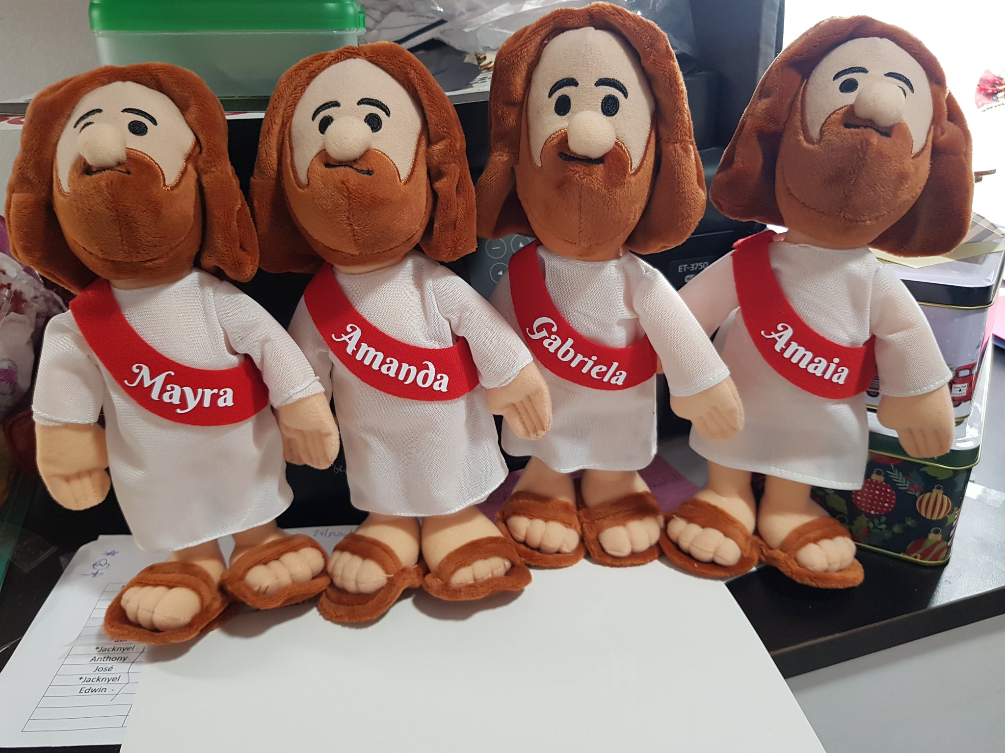 Peluche de Jesús Personalizado